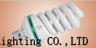 Spiral energy-saving lamps