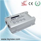Low-voltage DMX controller with LCD display