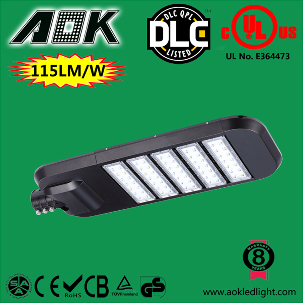 200w Meanwell Driver LED Street Light With Philips Chip,8 Years Warranty LED Street Light