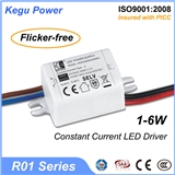 1 Kg-power constant current LED Driver with no flicker