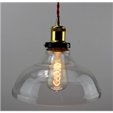 Glass pendant lamp