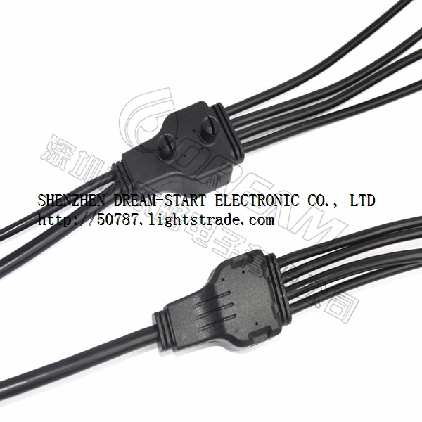 IP65 Y09 Signal Transmission Integrated Cables Waterproof Connector for E-Bike/Sanitary Product