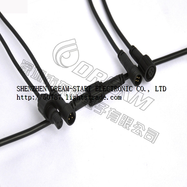 IP68 D02 Signal Cable Waterproof Plug in LED Panel, LED Light, E-Bike, Sanitary Products