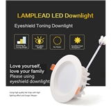 Manufacturer 90mm cut out CE RoHS approved led downlight dimmable and color changing led light