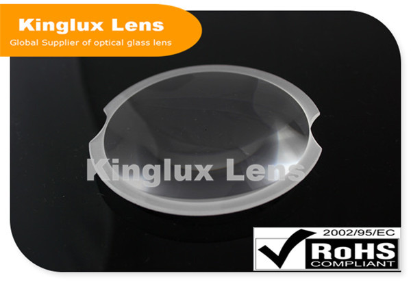 Kinglux 102mm biconvex glass lens for led lights KL-D102st 