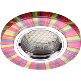 modern patterned new product flat round type colorful crystal downlight with cheap price MR16 G5.3