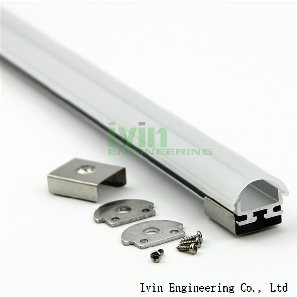 Anodized LED Aluminium Profiles Rails Aluminium Profile LED Strip Light Channels