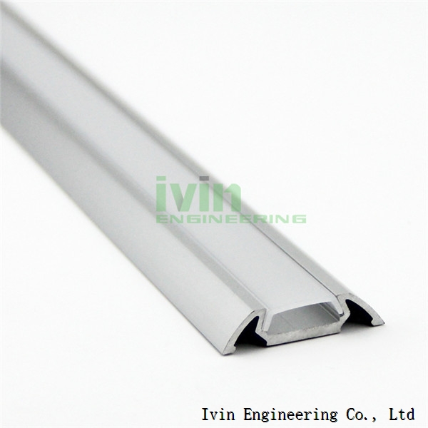 Aluminum led profile for led strips with powder coating