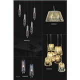 Europe elegant crystal pendant lamp for living room and hotel