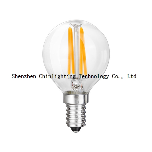 Hot selling LED filament light filament lamp G45 E14 E27 led filament bulb from China