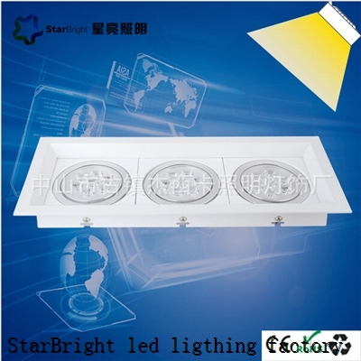 Star Hotel beans gall lights embedded Grille 12X1W three 36W lamps venture exhibition spotlights