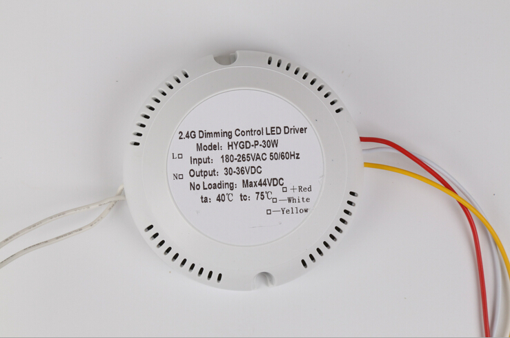 30W 2.4G wireless remote control three-stage PWM stepless dimming adjust the color temperature of th