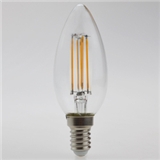 4W 220LM C35 LED filament light bulb CANDLE 30000H life with CE ROHS factory price