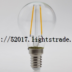 Clear glass/Frost antique 3W G45 E14 220--240V LED filament bulb