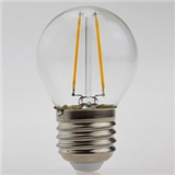 CE Rohs dimmable G45 2w E27 led filament bulb light