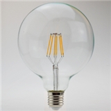 G95 E27 base LED filament bulb light 6W CE ROHS ERP