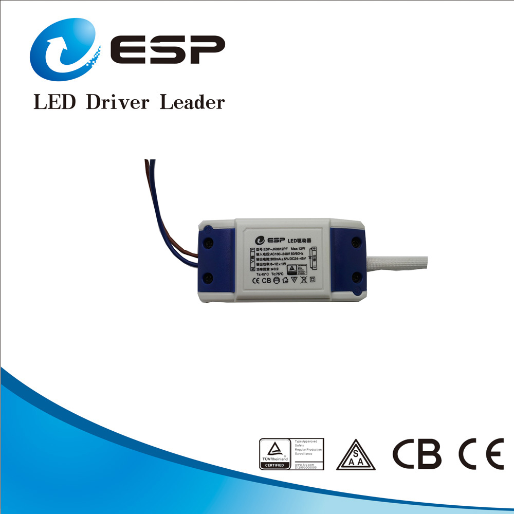 esp led driver 4-9w 600ma constant current for led ceiling light with KC