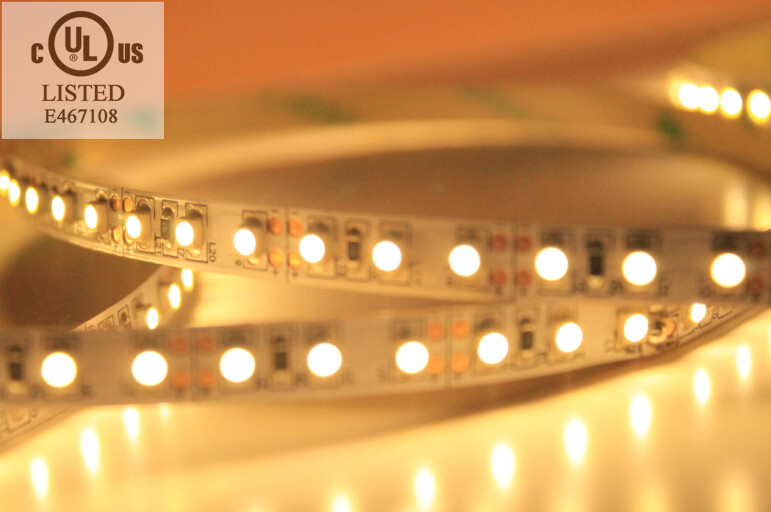LED Flexible Strip lights 3528 Single color 120leds/M UL CUL Certified