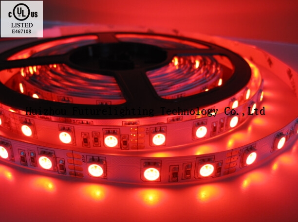 LED Flexible Strip lights 5050 Red 60leds/M UL CUL Certified