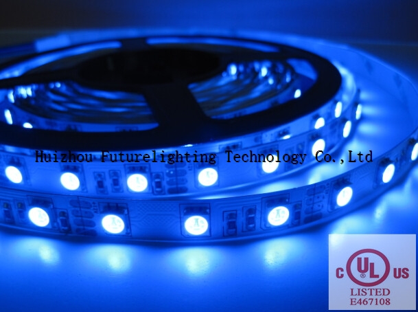 LED Flexibel Strips 5050 Blue 60leds/M UL CUL Certified