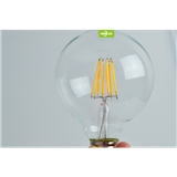 most powerful household led vintage bulb 270 degree 6W G125 dimmable LED filament bulb