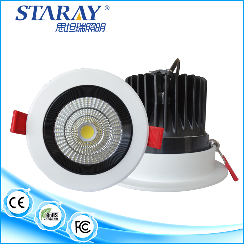 anti glare 10w ce adjustable recessed led downlights