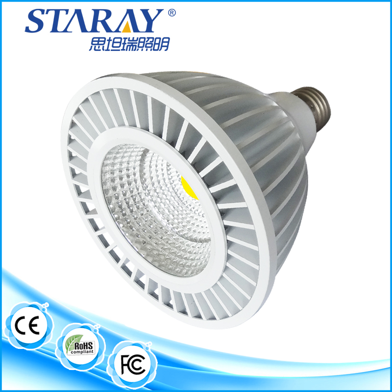 100-240V PAR38 20W COB LED light bulb CRI>80 1600LM with CE&RoHS