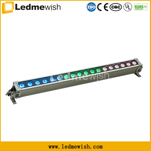 Waterproof 18pcs 10w RGBW 4in1 led wall washer for landscape