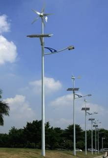 180W LED wind solar hybrid street light