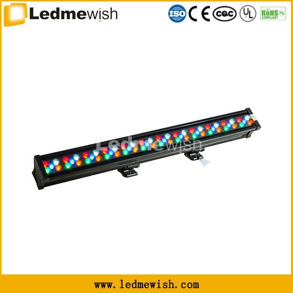 ip65 DMX 60pcs*3W RGBAW led wall washer light housing