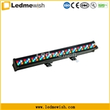 ip65 DMX 60pcs*3W RGBAW led wall washer light housing