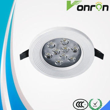 5w high power cob round recessed downlight