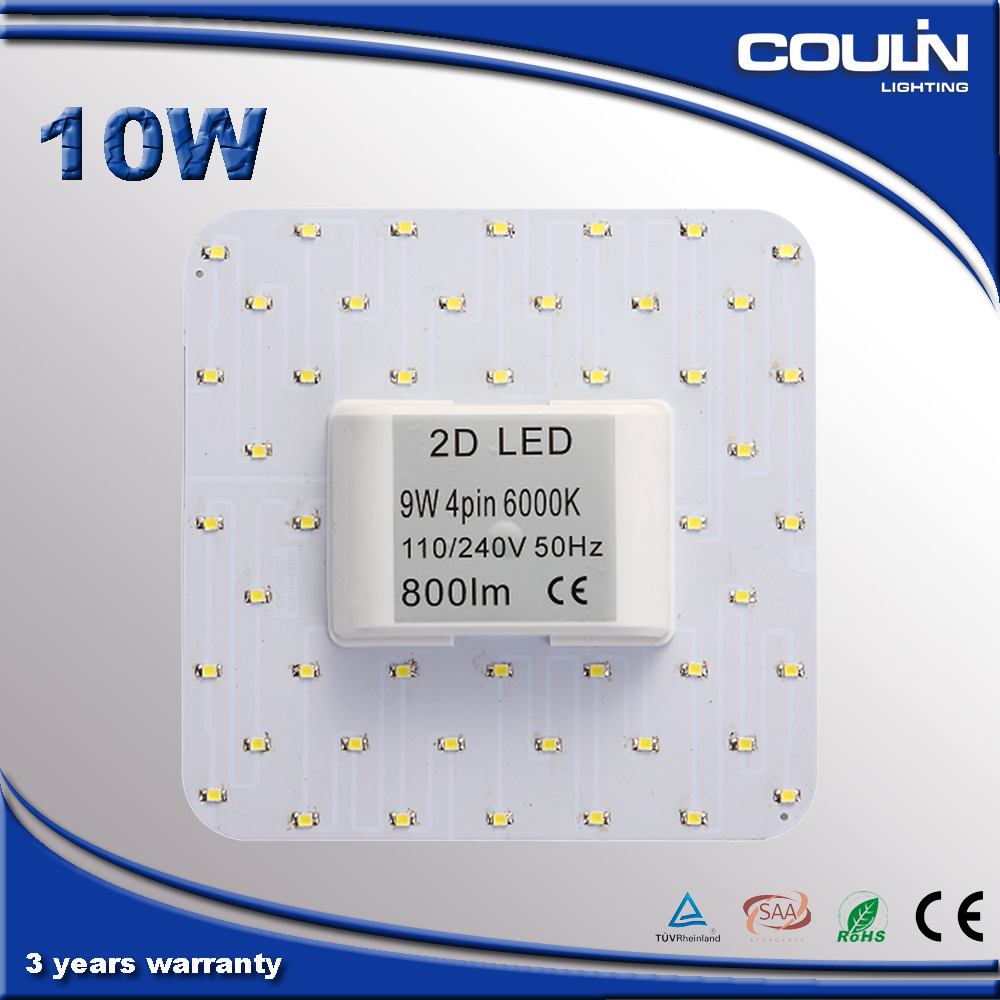 Coulin 10W Square 2d led replacement lamp