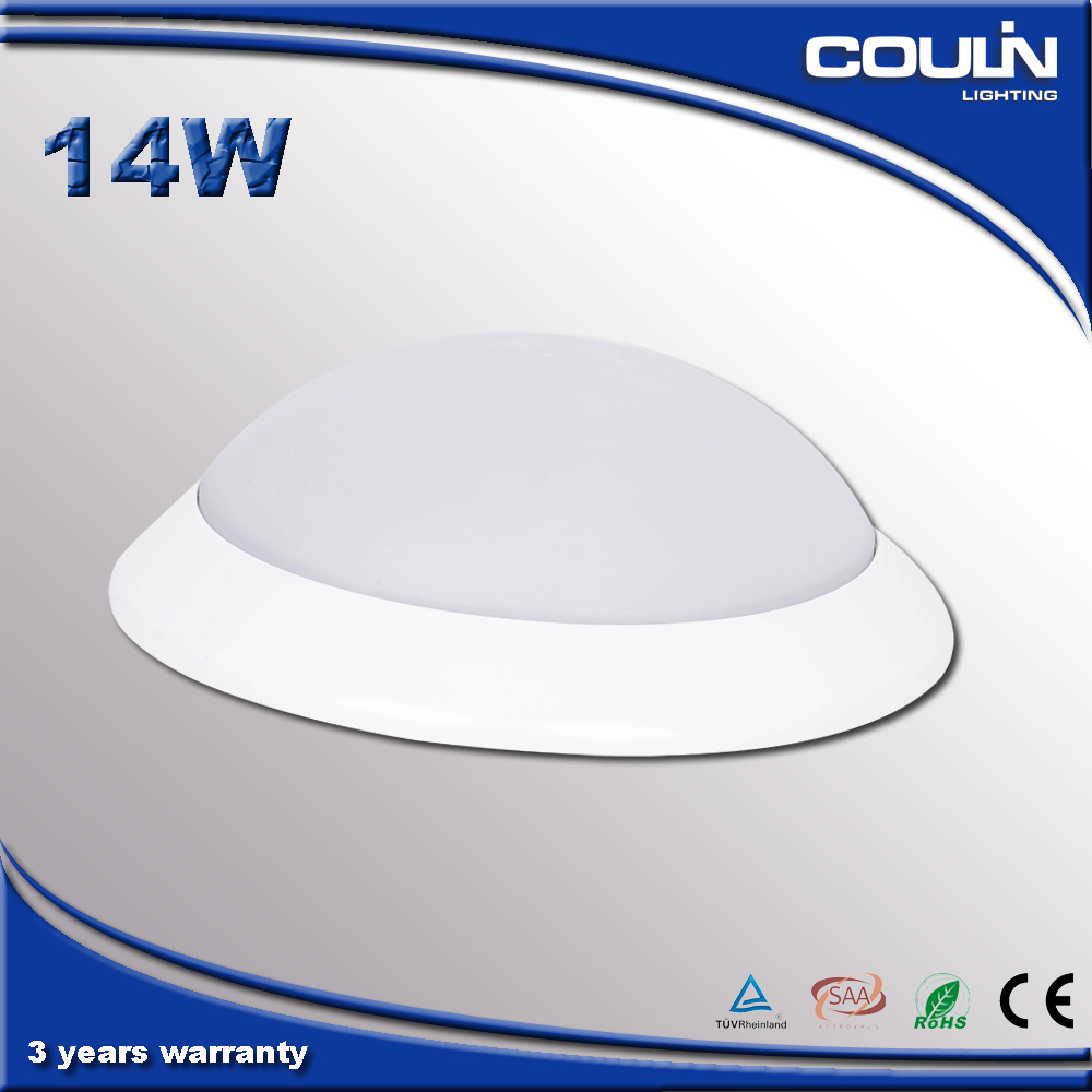 Coulin IP54 18W 33W Emergency Microwave sensor surface mounted led ceiling light 