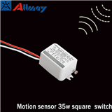 Microwave motion sensor LED light square switch 5w ac220v square shape trade assurance wall switch