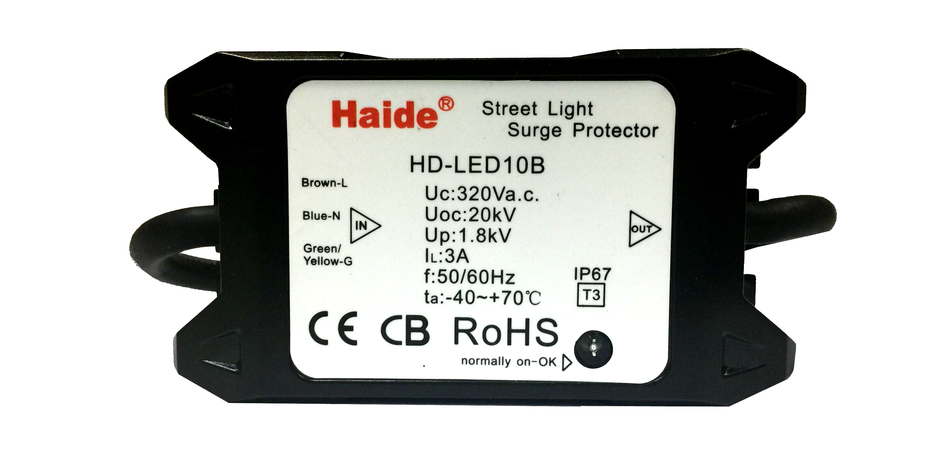 LED street light lightning arrester HD-LED10B