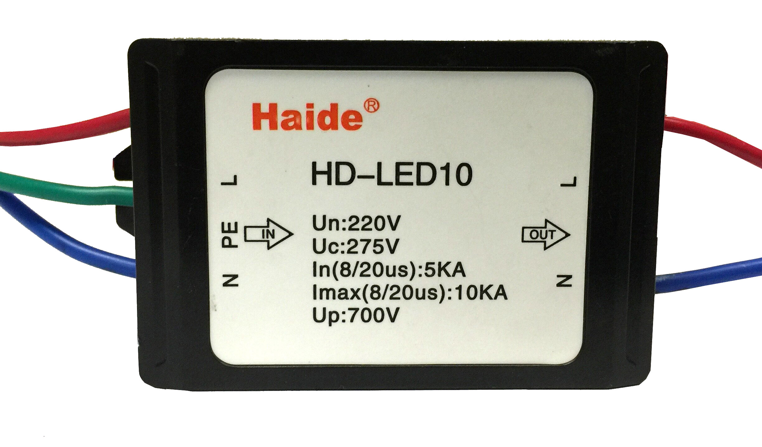 LED street light lightning arrester HD-LED10