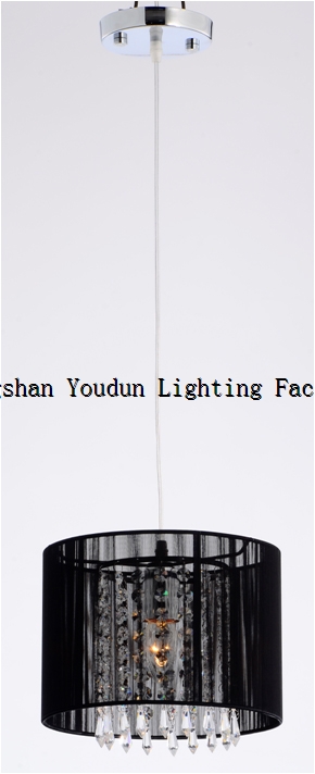 Pendant lamp with shade