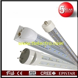 NEW Integrated 8ft 2400mm 44W Led T8 v shape led Cooler Door Tube light SMD2835 High Bright light