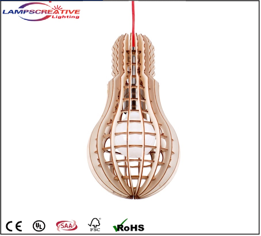 2016Hot sale wood lamp decoration furniture droplight LCP-LS