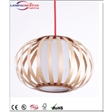 2016Hot sale wood lamp modern indoor droplight LCP-BX