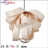 Resturant Use Plywood Hang Lamps For Decoration 