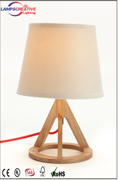 Hot new product for hotel wood table lamp LCT-HL