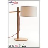 Creative lovely wood table lamp lighting LCT-HB