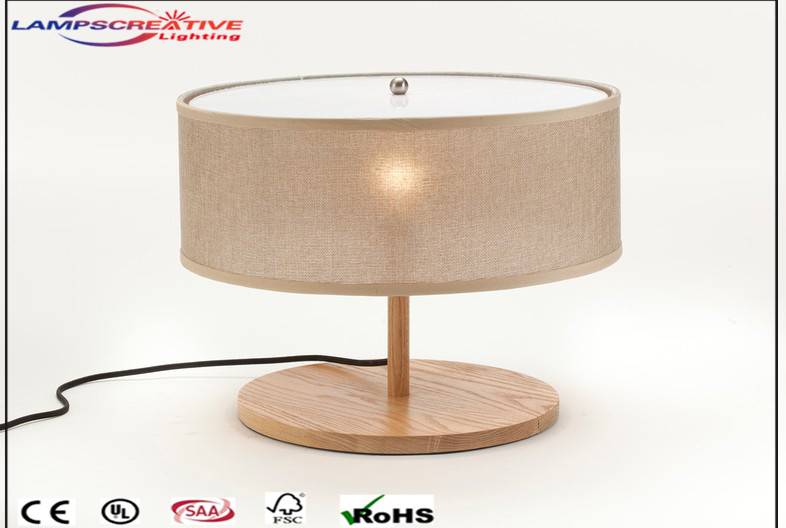 wooden table lamp for room using simple design LCT-LA