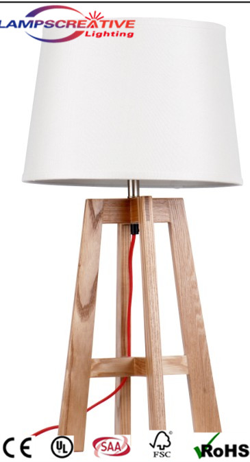 European archaize wooden desk lamp LCT-HX