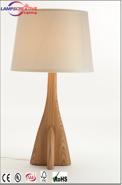 Creative design wood lamp table lamp LCT-FT