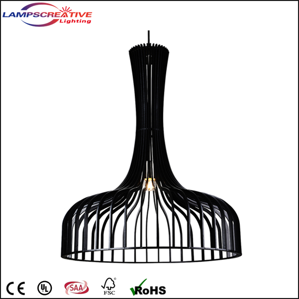 Big Size Black White Wooden Project Lighting