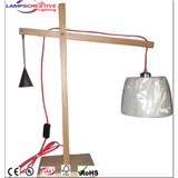 hot sale indoor desk wood lamp LCT-TP