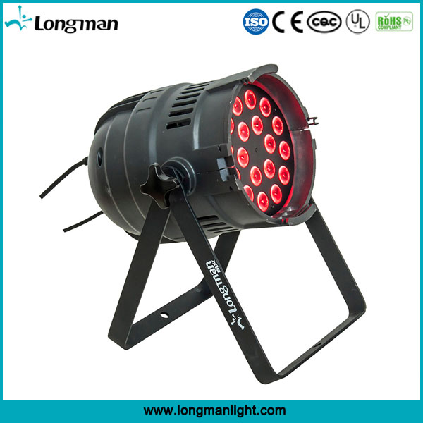 18pcs 14w rgbawuv 6in1 led par 64 light for stage